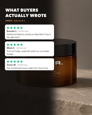 EMBER Body Butter — Inspired by Tom Ford Tobacco Vanille, 200g